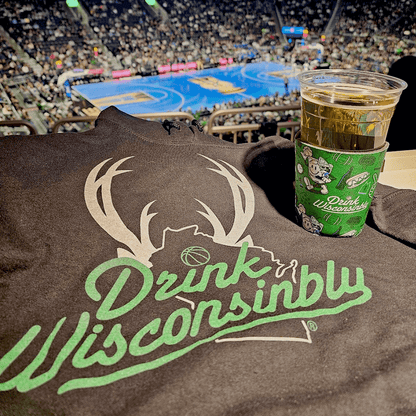 Drink Wisconsinbly Milwaukee Antlers Basketball Hoodie and Coozie