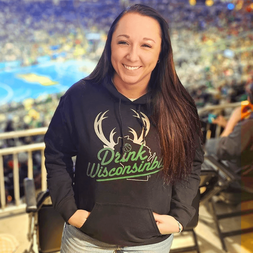 Drink Wisconsinbly Milwaukee Antlers Basketball Black Hoodie