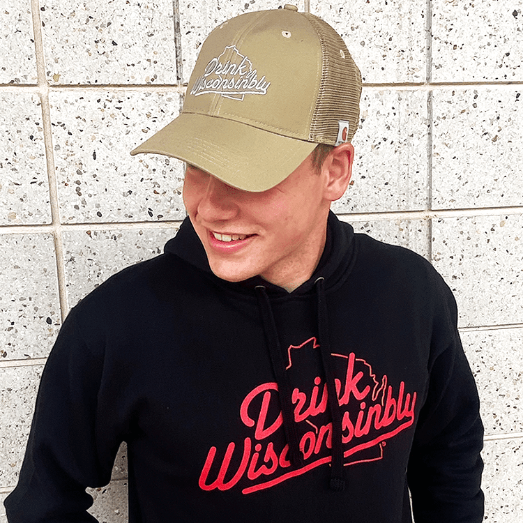 Drink Wisconsinbly Carhartt Khaki Hat