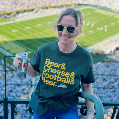 Drink Wisconsinbly Beer & Cheese & Football & Beer Packers T Shirt