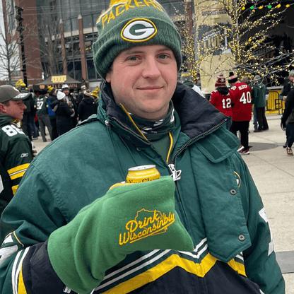 Green & Gold Beer Mitten