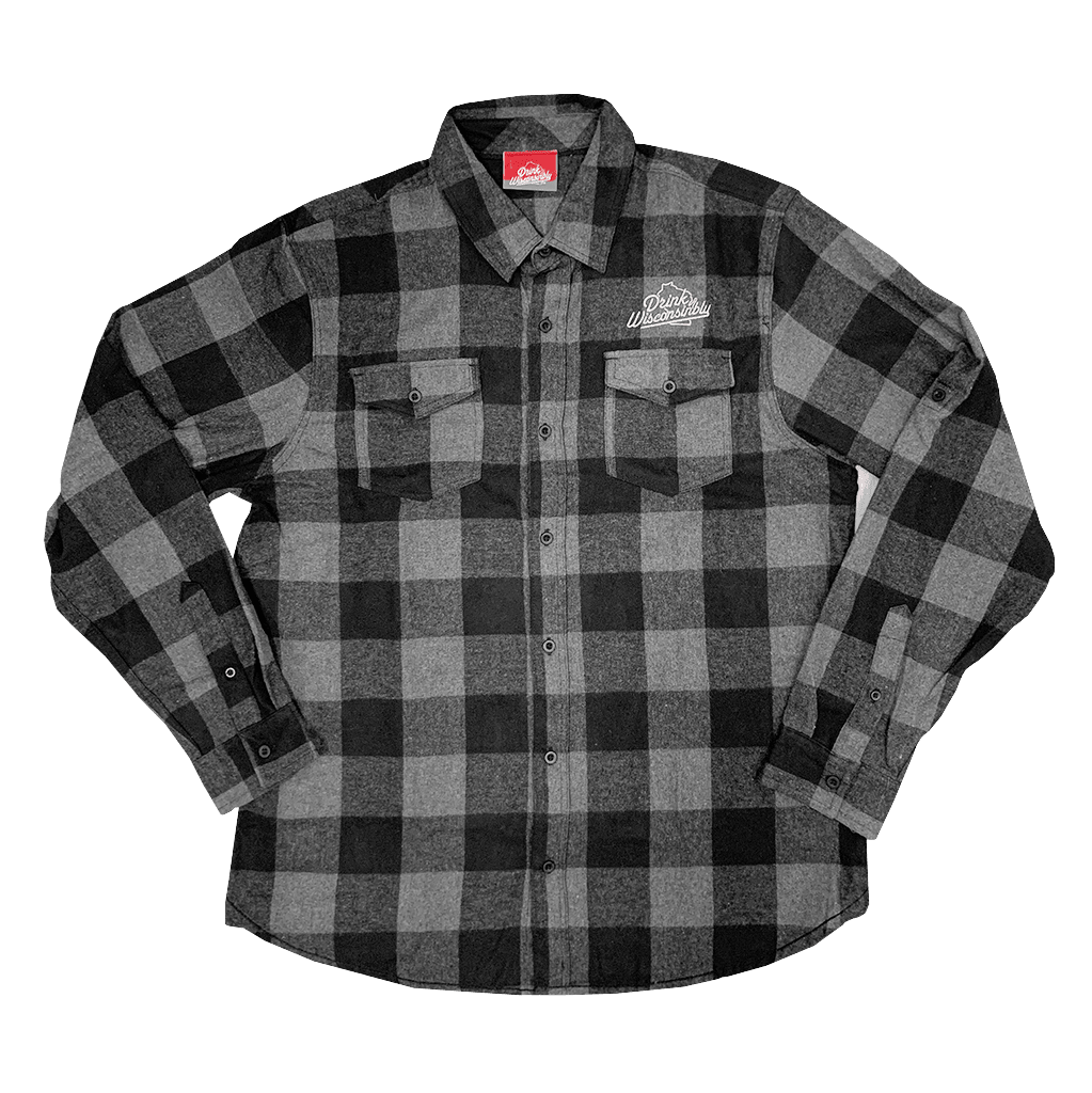 Charcoal Buffalo Flannel Long Sleeve