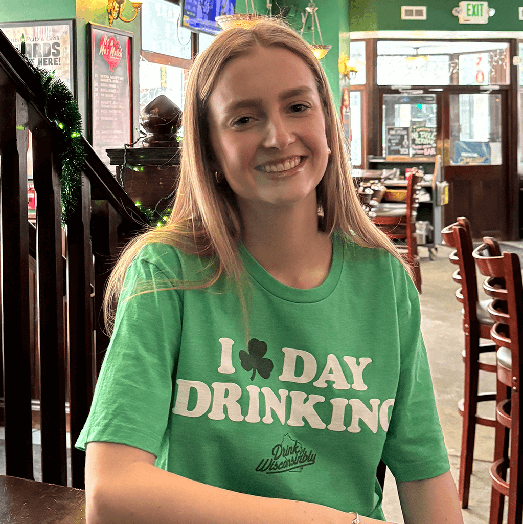 I Love Shamrock Day Drinking Green T Shirt