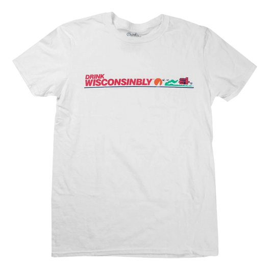 Drink Wisconsinbly License Plate T-Shirt