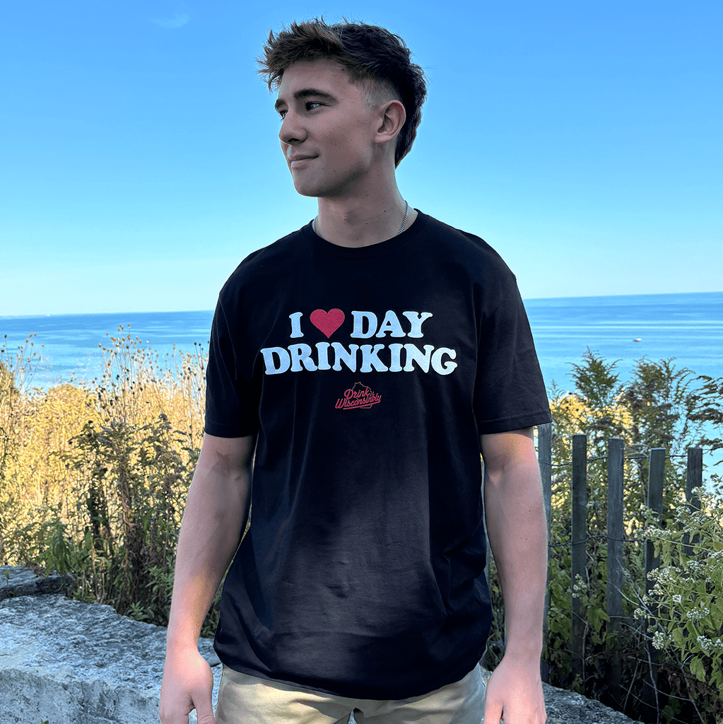 Drink Wisconsinbly I Love Day Drinking Tee