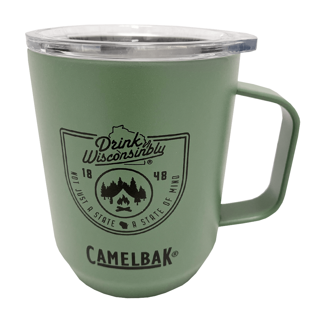 Drink Wisconsinbly Moss Insulated Camelbak Mug