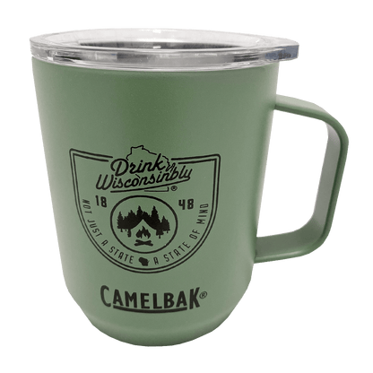 Drink Wisconsinbly Moss Insulated Camelbak Mug