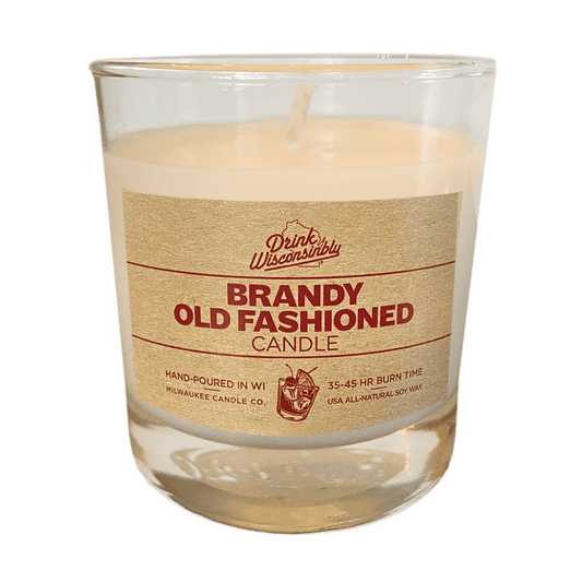 Drink Wisconsinbly Brandy Old Fashioned Candle