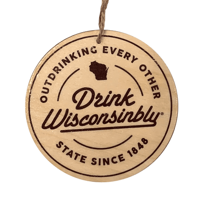 Drink Wisconsinbly Outdrinking Christmas Tree Ornament