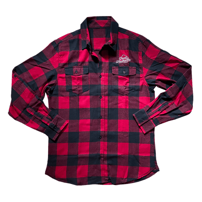 Drink Wisconsinbly Buffalo Flannel Long Sleeve