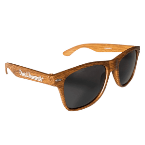 Drink Wisconsinbly Wood Grain Sunglasses