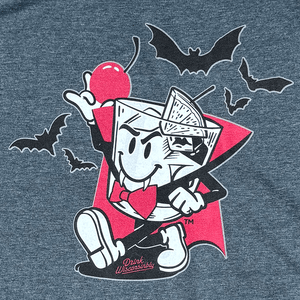 Drink Wisconsinbly Happy Vampire Dark Gray T Shirt