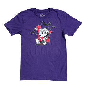 Drink Wisconsinbly Happy Vampire Purple T-Shirt