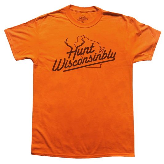 Hunt Wisconsinbly Blaze Orange T-Shirt