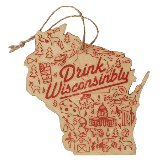 Drink Wisconsinbly Wisconsin Things Ornament