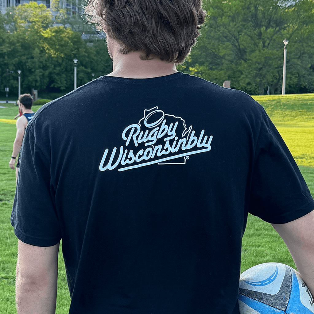 Milwaukee Rugby Club Rugby Wisconsinbly T-Shirt Back