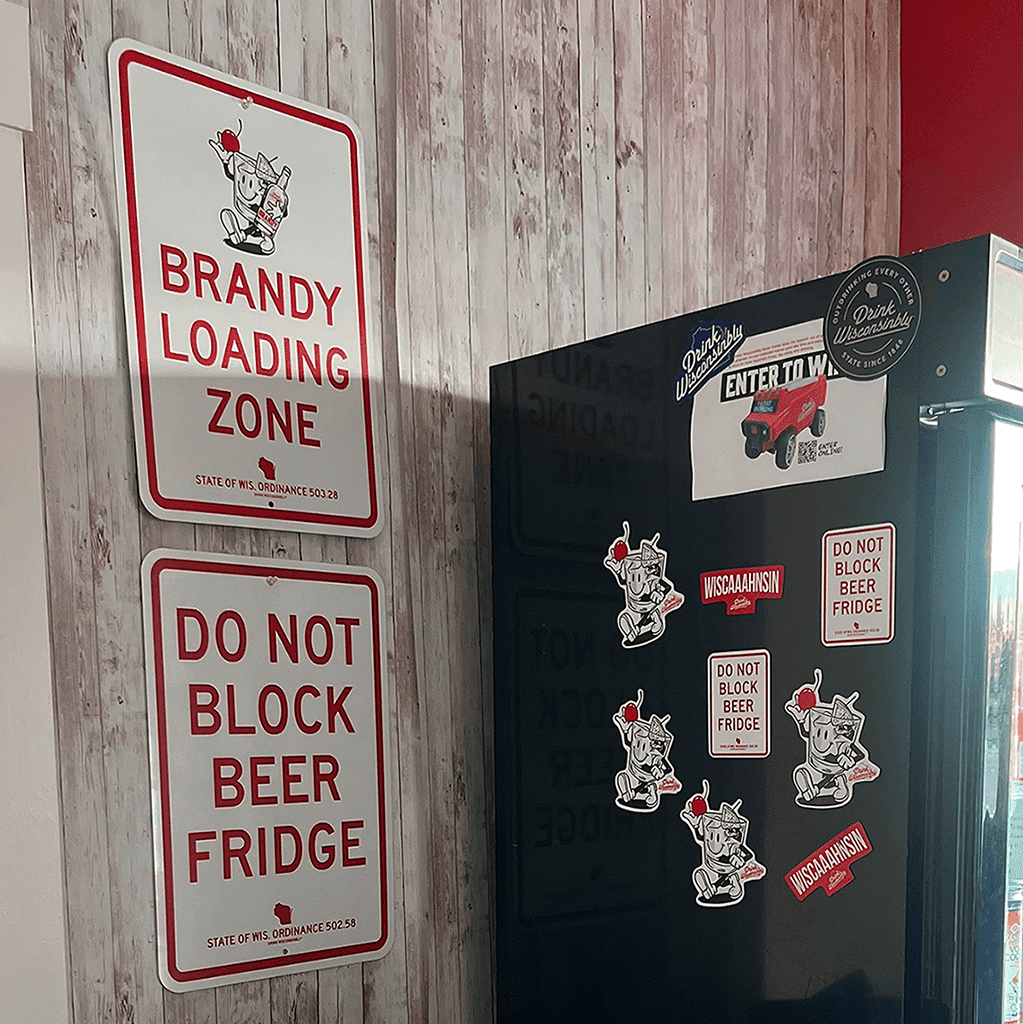 "Do Not Block Beer Fridge" Street Sign