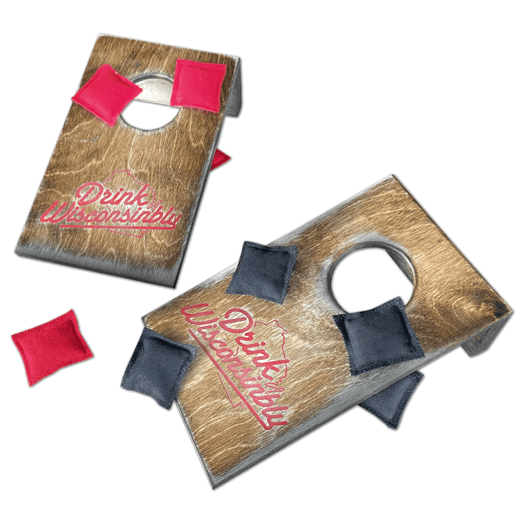 Drink Wisconsinbly Tabletop Cornhole Game