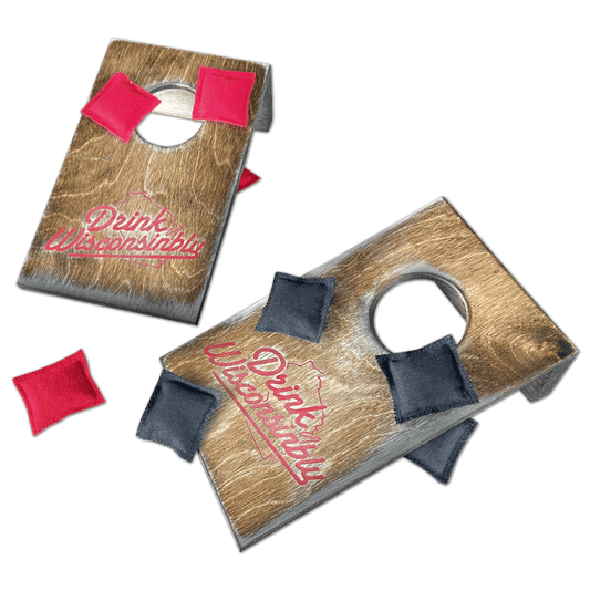 Drink Wisconsinbly Tabletop Cornhole Game