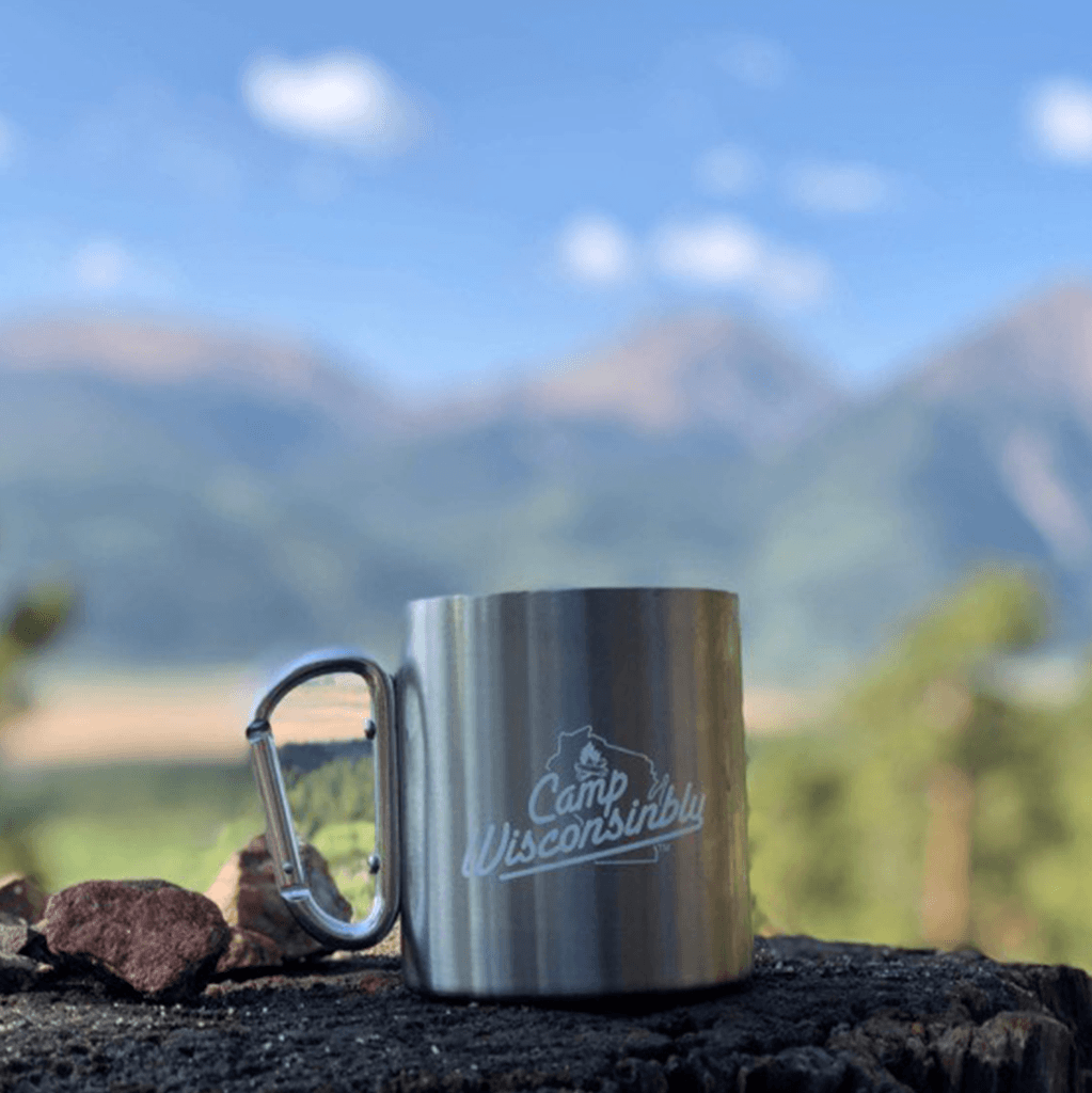 Camp Wisconsinbly Carabiner Mug