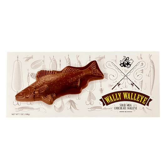 Wally Walleye Solid Milk Chocolate