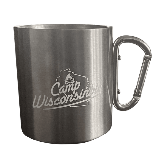 Camp Wisconsinbly Carabiner Mug