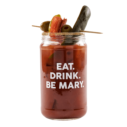 Drink Wisconsinbly Bloody Mary Be Mary Mason Jar