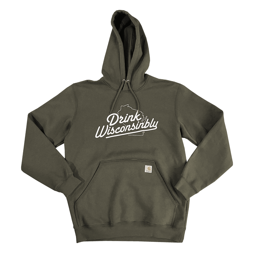 Drink Wisconsinbly Carhartt® Moss Hoodie