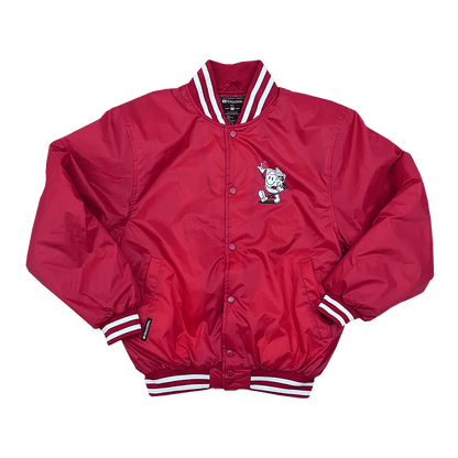 "Happy Old Fashioned" Red Nylon Jacket