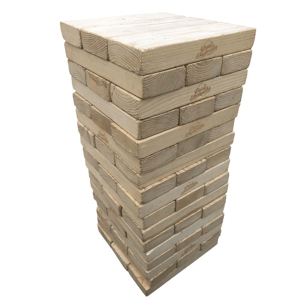 Drink Wisconsinbly Giant Jenga Game