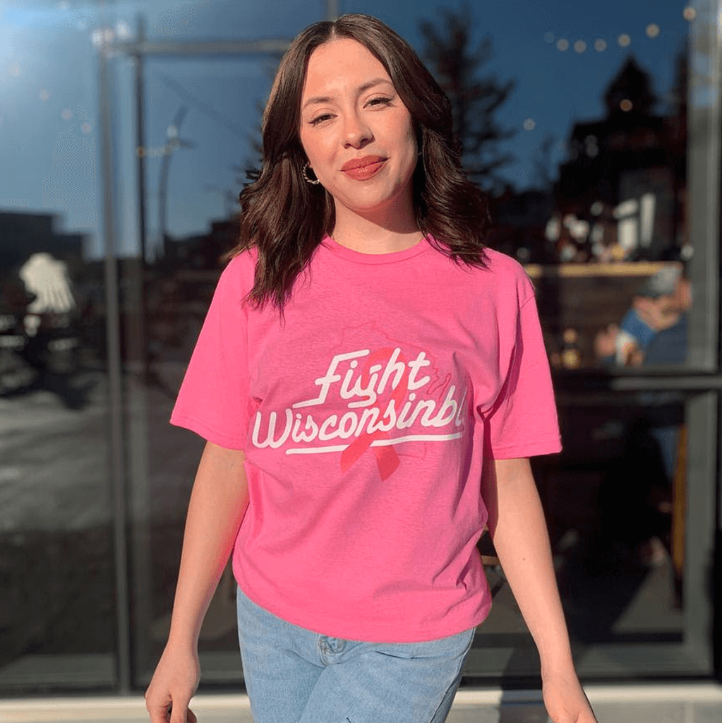 Pink Fight Wisconsinbly T-Shirt