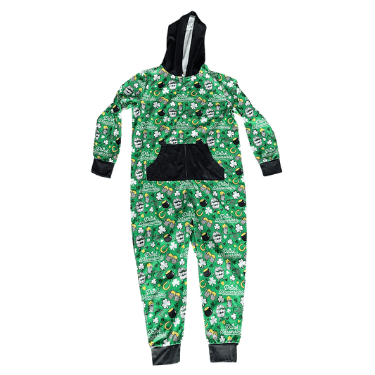 Drink Wisconsinbly St. Patrick's Day Adult Onesie